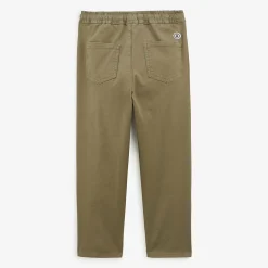 Vêtements>SERGE BLANCO 734 Junior Chino with Elasticated Waist Military Green MARRON