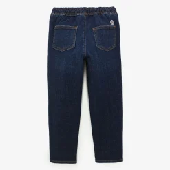Pantalons>SERGE BLANCO 734 Junior chinos in raw blue denim BEIGE