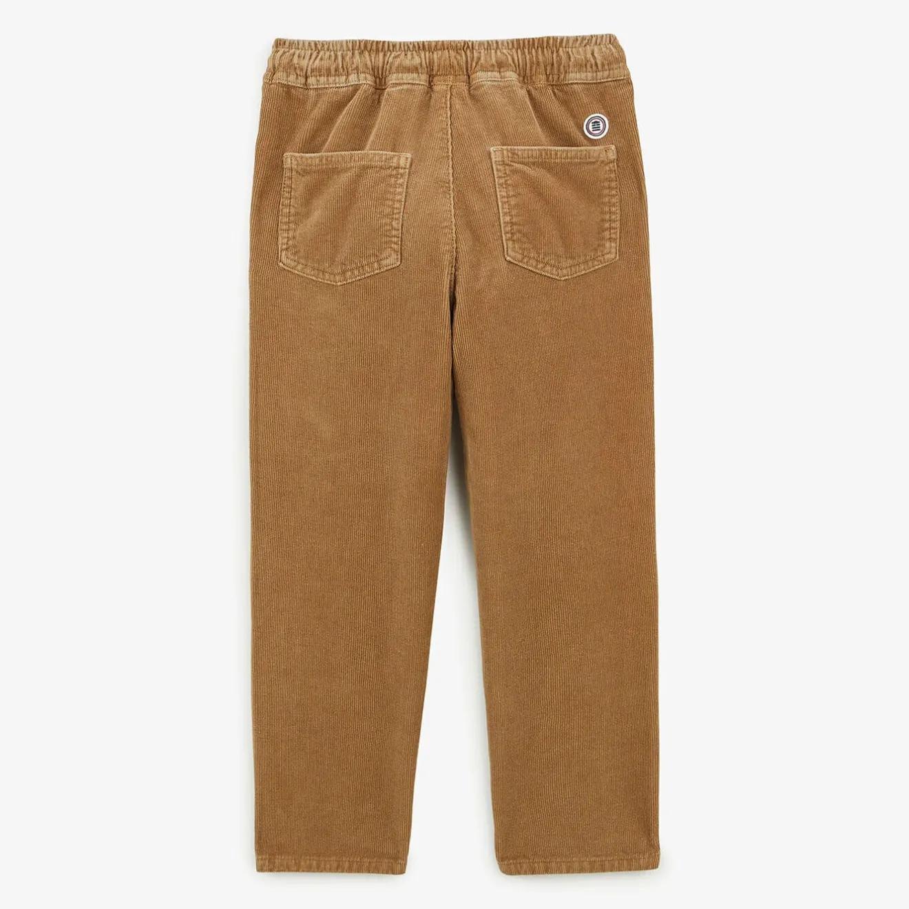 Vêtements>SERGE BLANCO 734 Junior velvet chinos with beige elasticated waist BORDEAUX