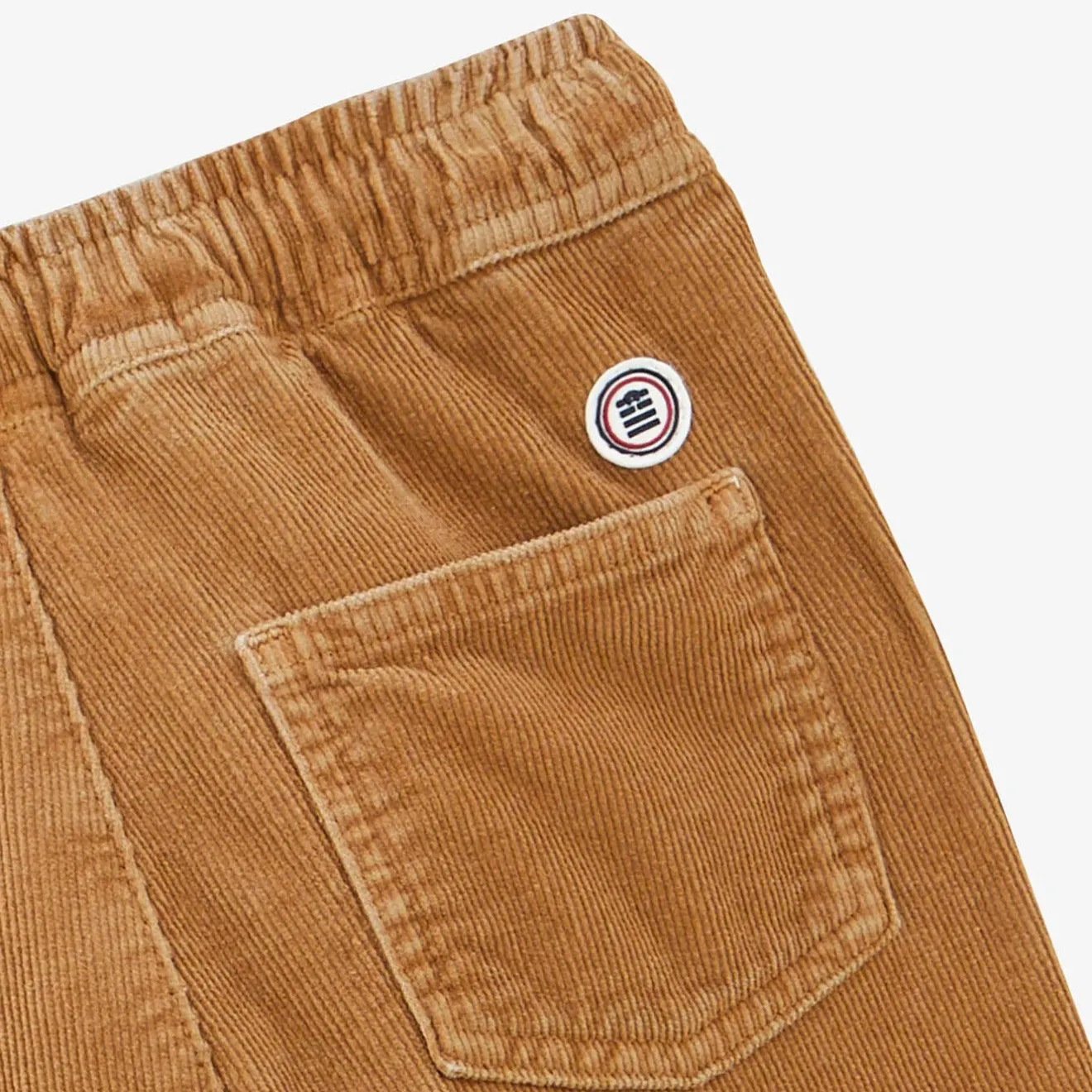 Vêtements>SERGE BLANCO 734 Junior velvet chinos with beige elasticated waist BORDEAUX