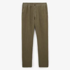 Pantalons>SERGE BLANCO 738 Military Linen Pants dark navy