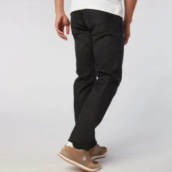 Pantalons>SERGE BLANCO 335 Powertwist black straight fit 5 pocket washed jeans CHARBON