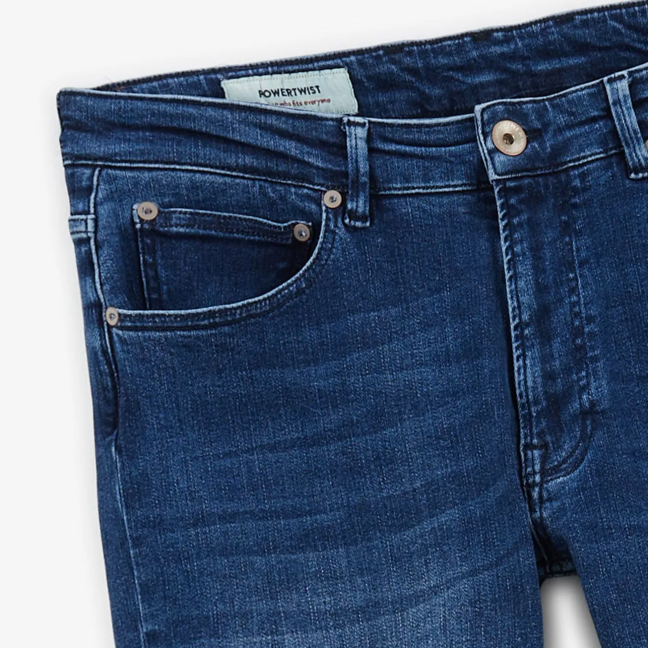 Pantalons>SERGE BLANCO 325 slim powertwist jeans blue denim ARMY