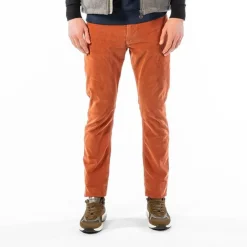 Pantalons>SERGE BLANCO 330 velvet tapered cut pants sienna DENIM