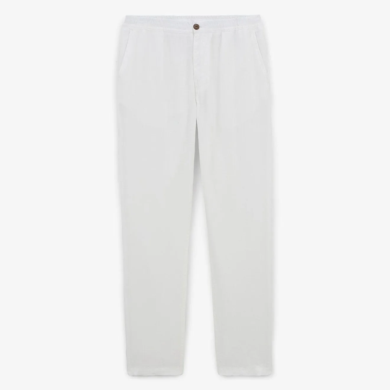 Pantalons>SERGE BLANCO 738 white linen pants BEIGE