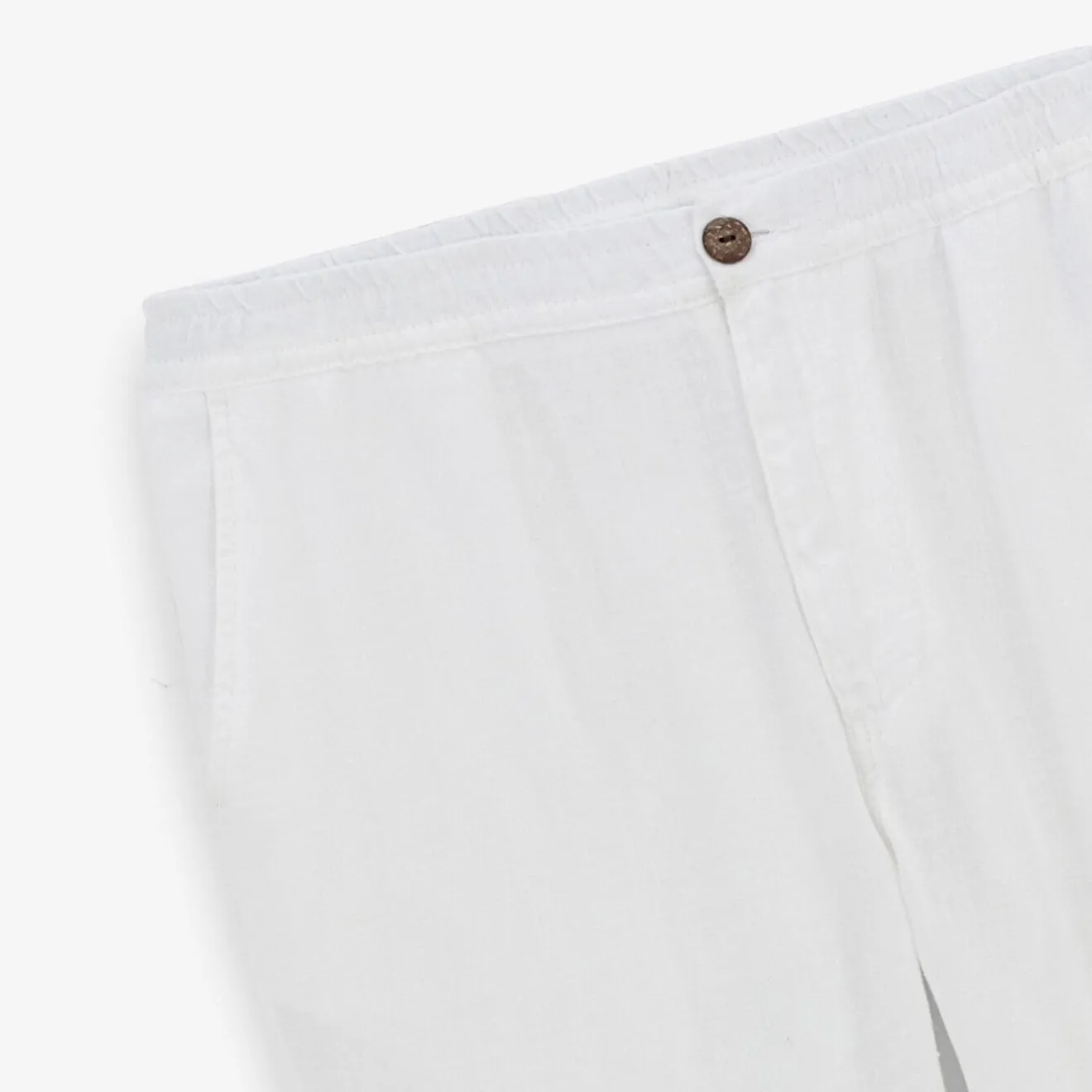 Pantalons>SERGE BLANCO 738 white linen pants BEIGE
