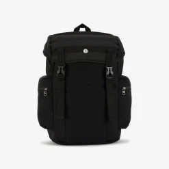 Basik|Sacs À Dos>SERGE BLANCO BASIK black textile backpack BLANC