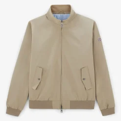 Manteaux Et Vestes>SERGE BLANCO Beige zipped Florent jacket JAUNE