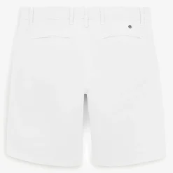 Shorts & Bermudas|L'élégant>SERGE BLANCO Bermuda 200 plain stretch white SKIN
