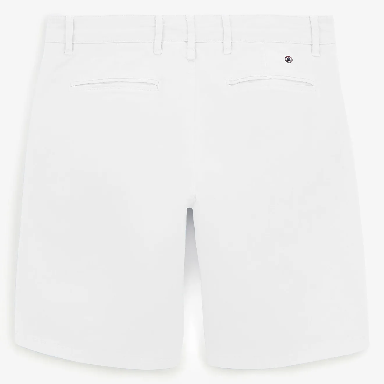 Shorts & Bermudas|L'élégant>SERGE BLANCO Bermuda 200 plain stretch white SKIN