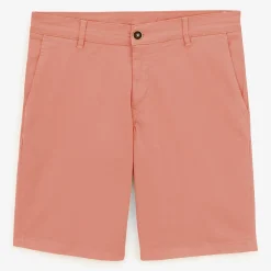 Shorts & Bermudas|L'audacieux>SERGE BLANCO Bermuda 200 straight cut stretch pink skin BLANC