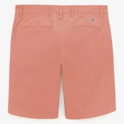 Shorts & Bermudas|L'audacieux>SERGE BLANCO Bermuda 200 straight cut stretch pink skin BLANC
