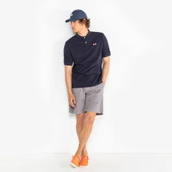 Shorts & Bermudas|Daddy Cool>SERGE BLANCO Bermuda rugby 201 elasticated comfort slate gray MILITARY