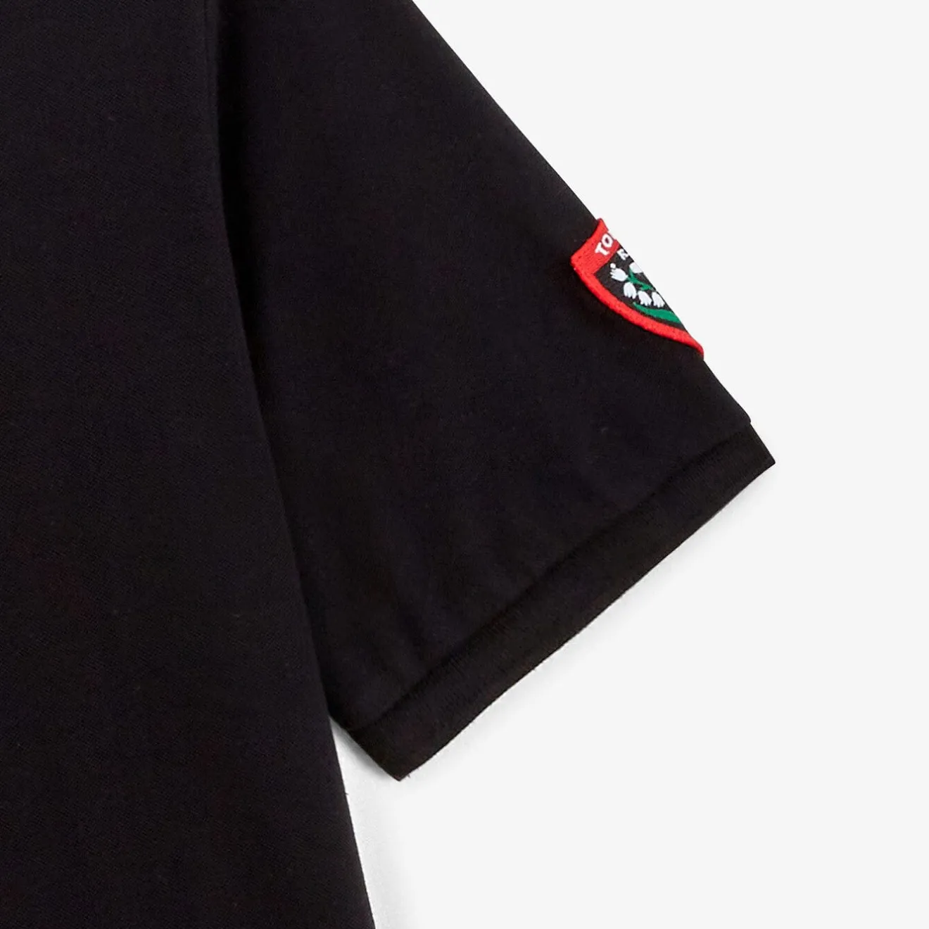 Rugby Club Toulonnais|Maillots De Rugby>SERGE BLANCO Black Polo Rugby Club Toulonnais BLANC