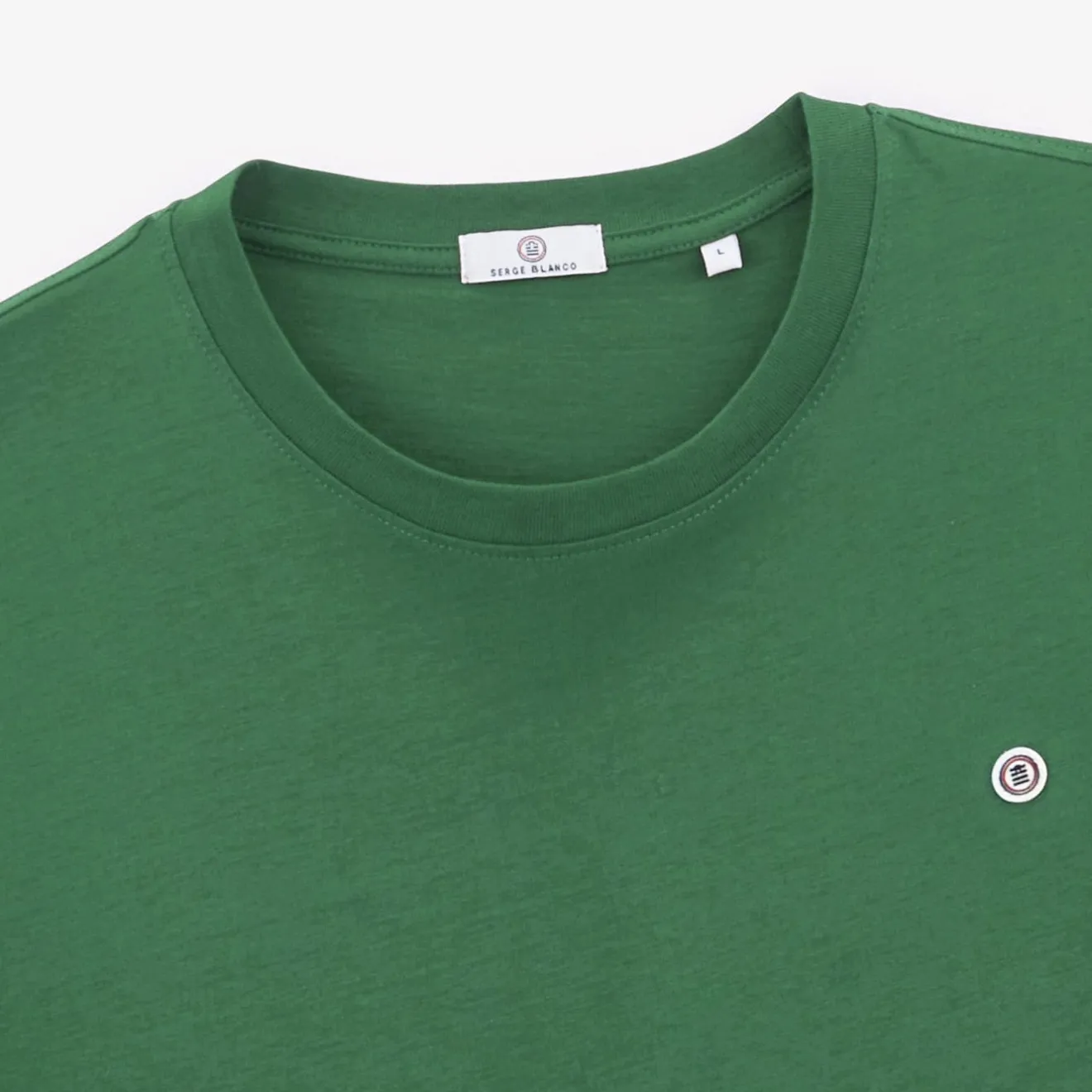 T-shirts|Tel Père, Tel Fils>SERGE BLANCO Boys' Round Neck T-shirt Théo Mint Green | BLEU