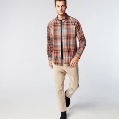 Chemises>SERGE BLANCO Brick plaid long sleeve shirt AVIATEUR