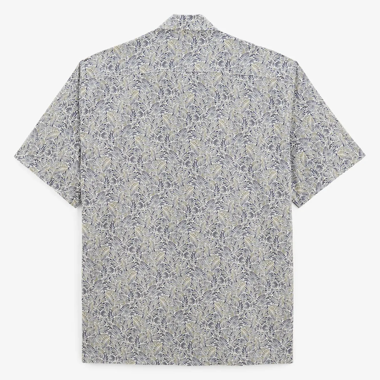 Chemises>SERGE BLANCO Caracas shirt with cloud blue foliage print BLUE WORK