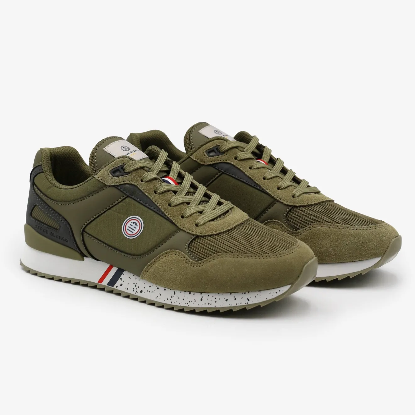 Collection Chamonix>SERGE BLANCO Chamonix teak green sneaker NUAGE