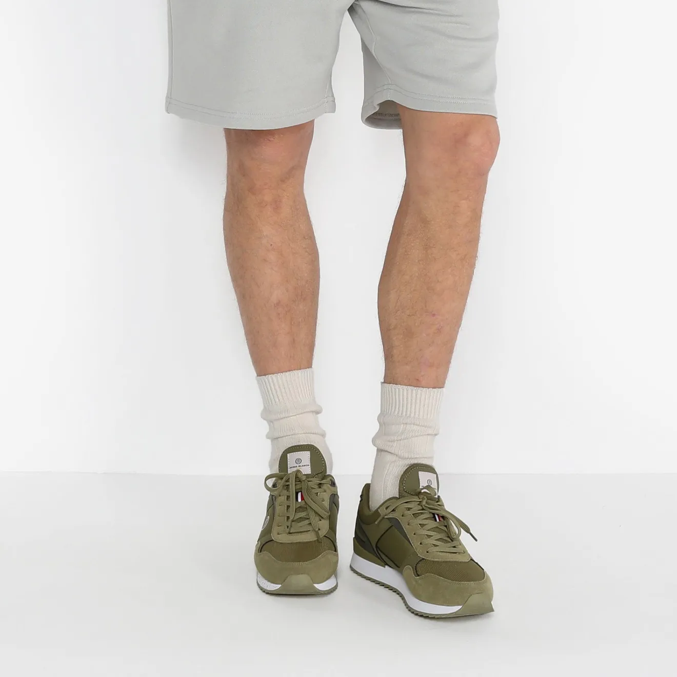 Collection Chamonix>SERGE BLANCO Chamonix teak green sneaker NUAGE