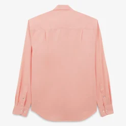Chemises>SERGE BLANCO Charles shirt in skin pink cotton muslin DARK NAVY