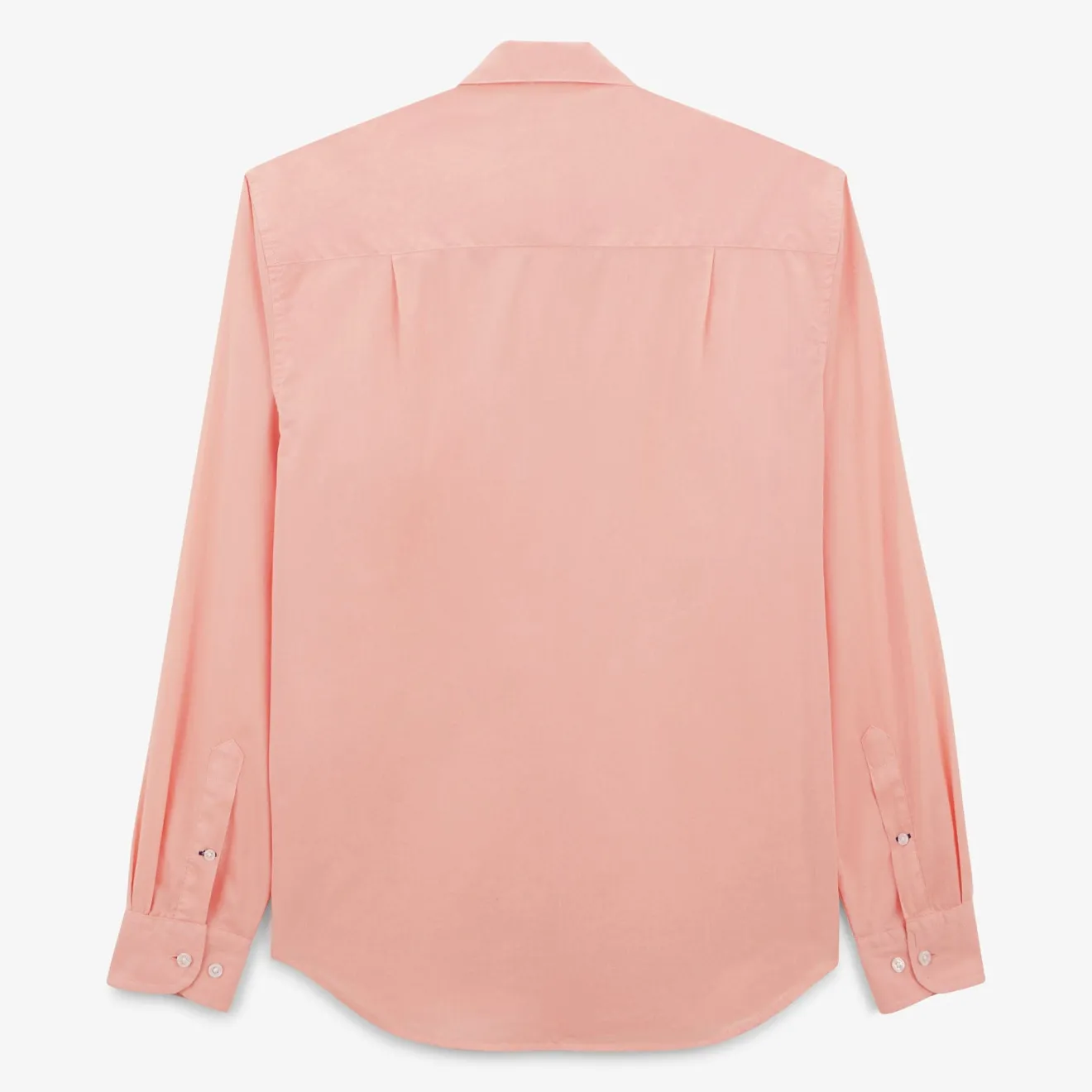 Chemises>SERGE BLANCO Charles shirt in skin pink cotton muslin DARK NAVY