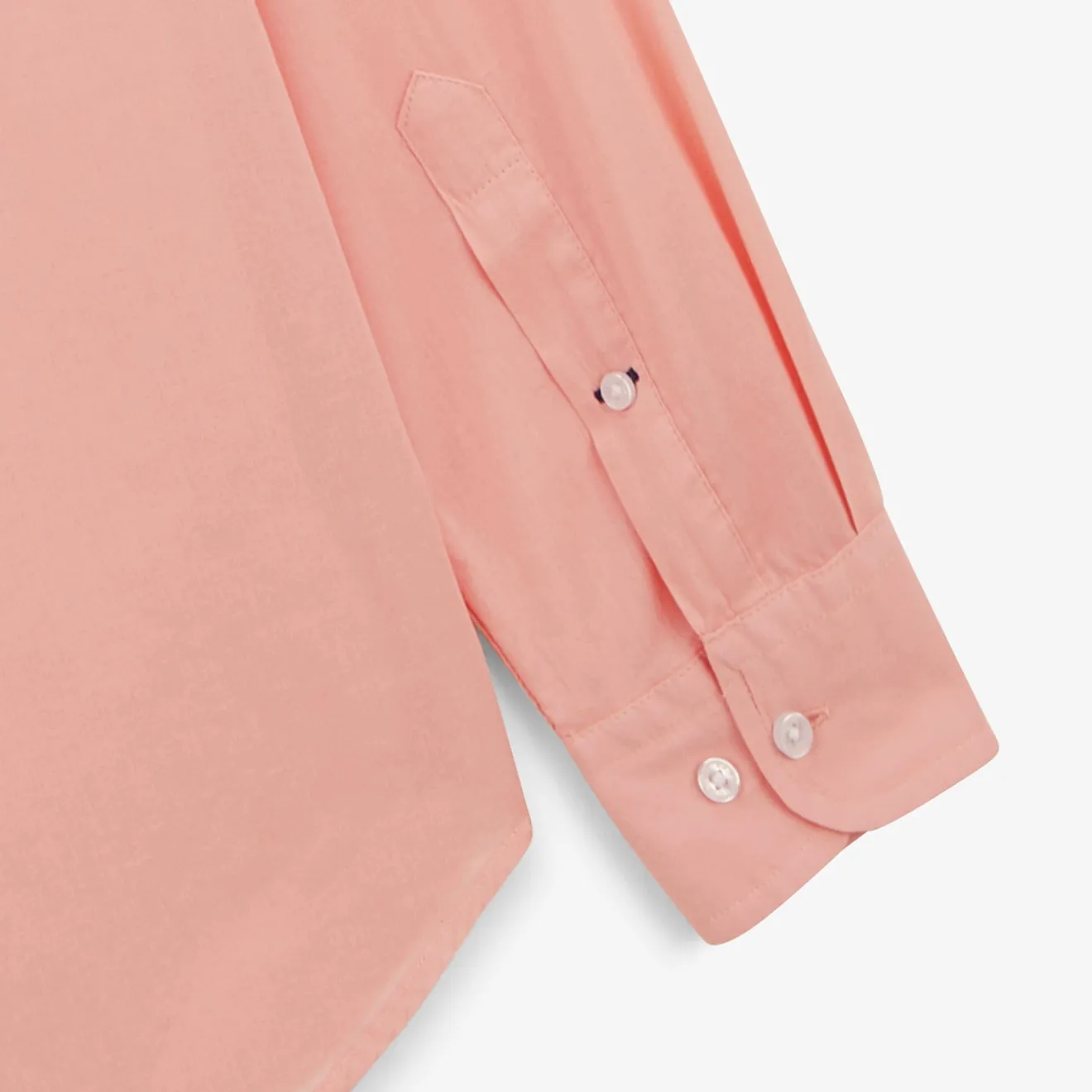 Chemises>SERGE BLANCO Charles shirt in skin pink cotton muslin DARK NAVY