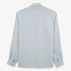 Chemises>SERGE BLANCO Charles shirt in sky blue linen MINT