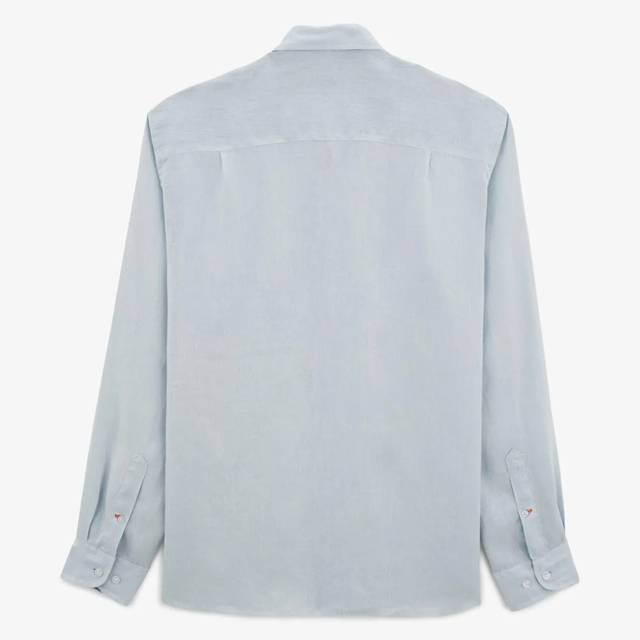 Chemises>SERGE BLANCO Charles shirt in sky blue linen MINT