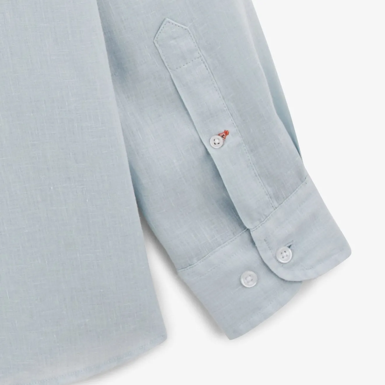 Chemises>SERGE BLANCO Charles shirt in sky blue linen MINT