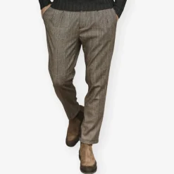 Pantalons>SERGE BLANCO Chinese 718 TERRACOTTA