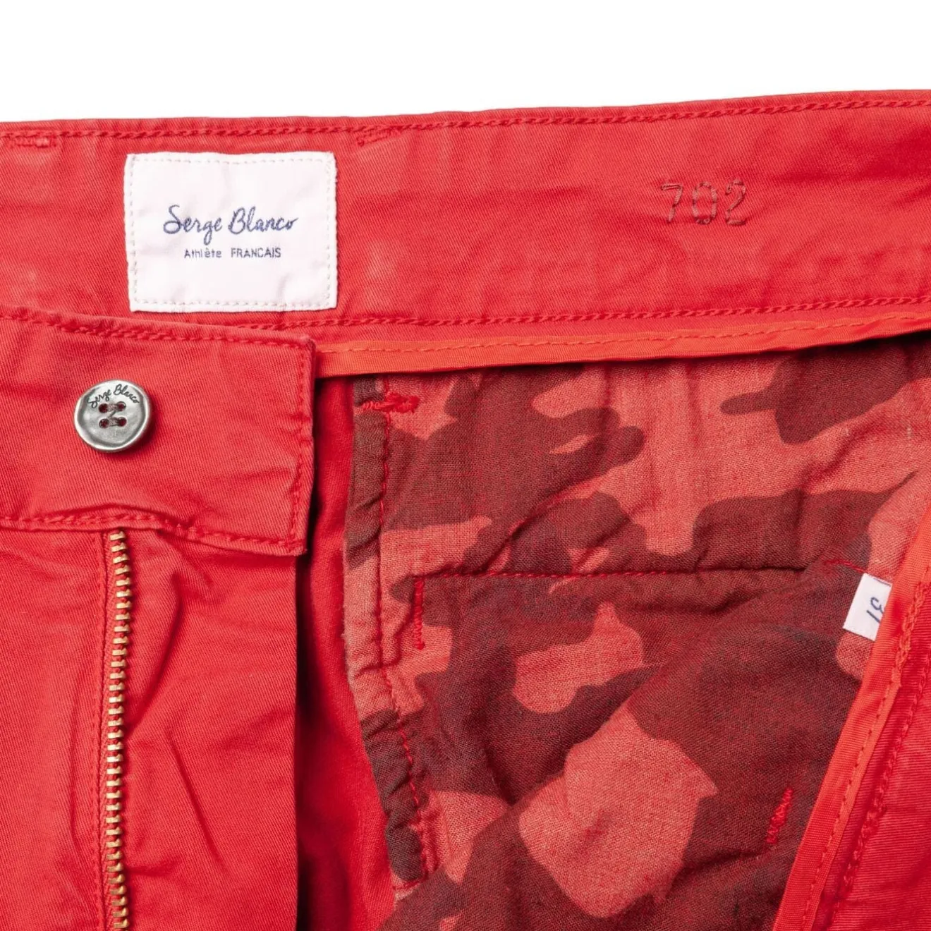 Pantalons>SERGE BLANCO Chinese 702 ROUGE