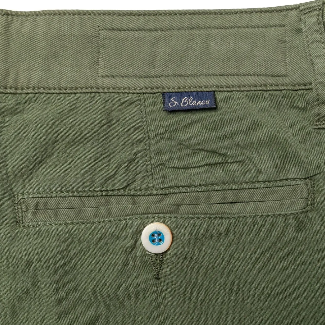 Pantalons>SERGE BLANCO Chinese 707 military CURRY