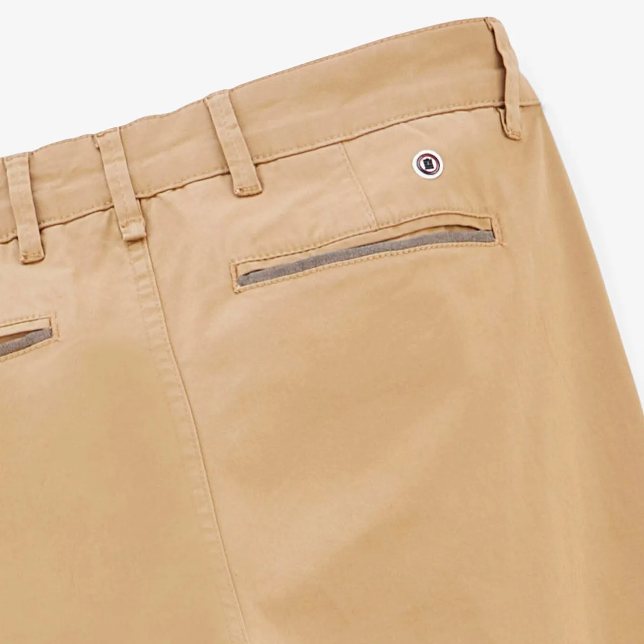 Pantalons>SERGE BLANCO Chino 702 comfort fit beige dark navy