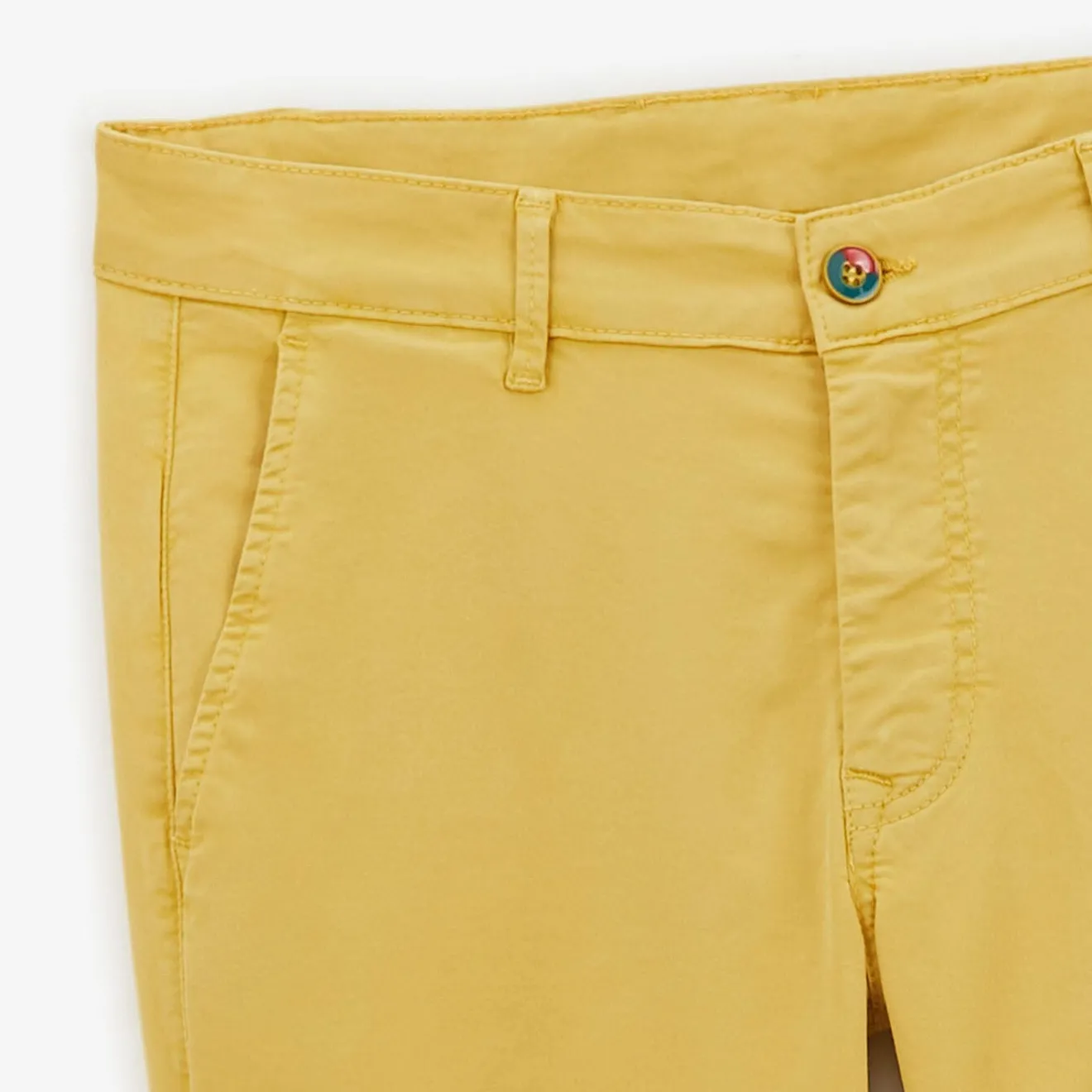 Pantalons>SERGE BLANCO Chino 702 comfort fit gold DENIM