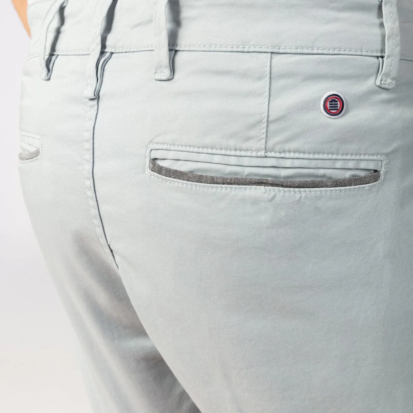 Pantalons>SERGE BLANCO Chino 702 comfort fit ice CRYSTAL