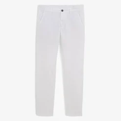Pantalons>SERGE BLANCO Chino 702 comfort fit white NOIR