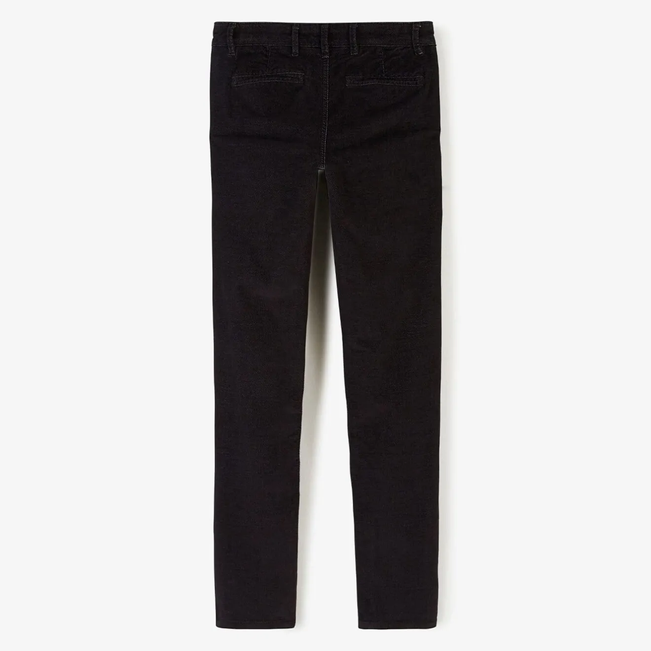 Pantalons>SERGE BLANCO Chino 702 comfort in black velvet MASTIC