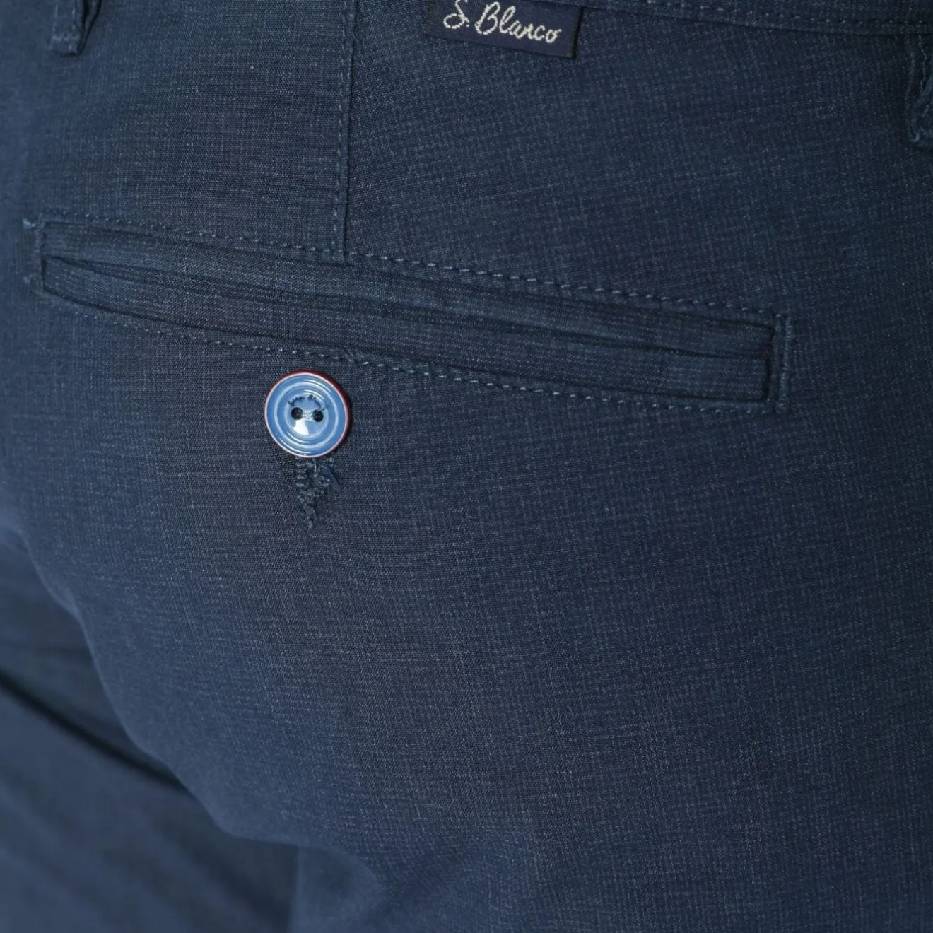 Pantalons>SERGE BLANCO Chino 707 indigo NOISETTE