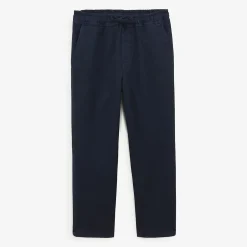 Pantalons|Tel Père, Tel Fils>SERGE BLANCO Chino 734 Junior with elasticated waist dark blue MARINE