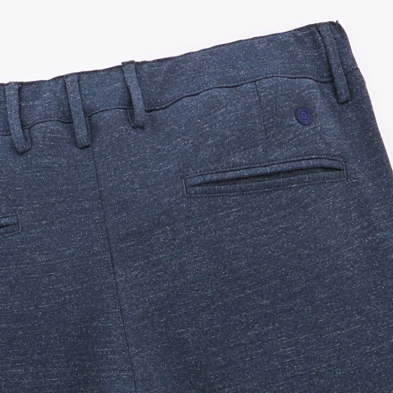 Pantalons>SERGE BLANCO Chino 736 navy blue mottled BEIGE