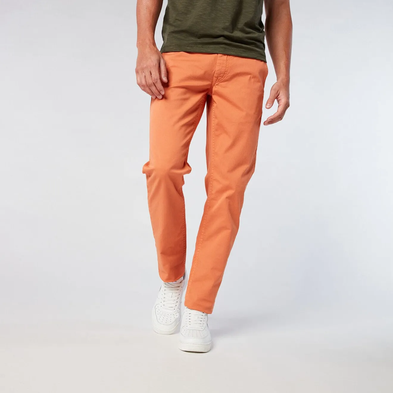 Pantalons>SERGE BLANCO Chino 702 orange comfort fit cut DENIM