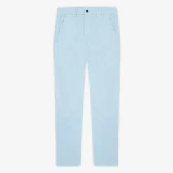 Pantalons|L'audacieux>SERGE BLANCO Chino 702 straight cut sky blue MILITARY