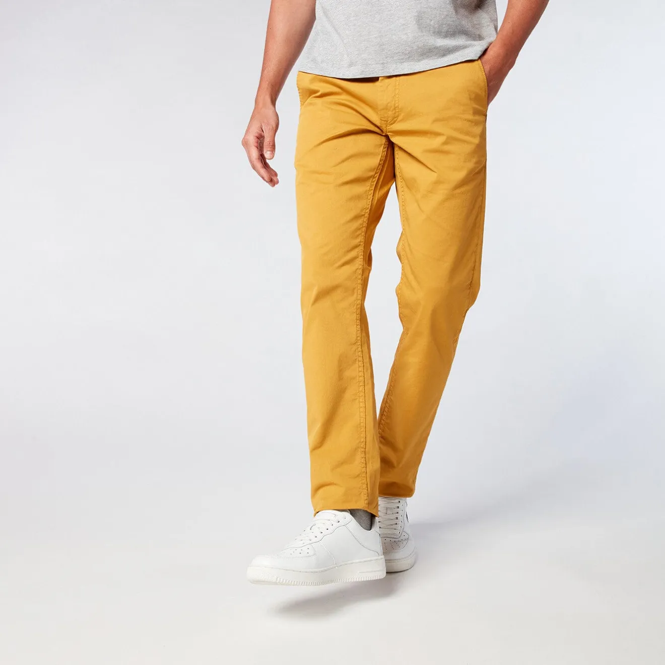 Pantalons>SERGE BLANCO Chinos 702 yellow comfort fit cut NOIR