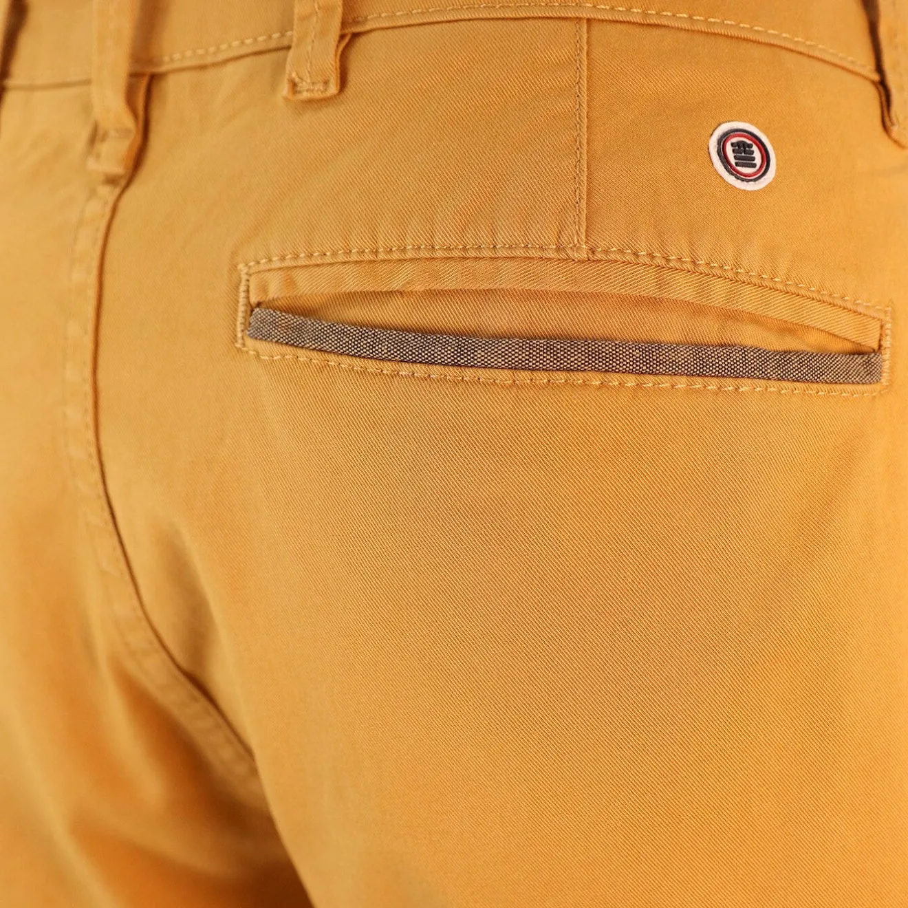 Pantalons>SERGE BLANCO Chinos 702 yellow comfort fit cut NOIR