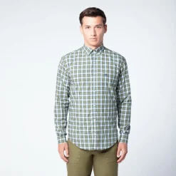 Chemises>SERGE BLANCO Clan Check Shirt - Slim Fit BORDEAUX
