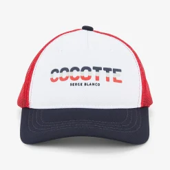 Casquettes Et Bobs>SERGE BLANCO COCOTTE tricolor cap BLANC