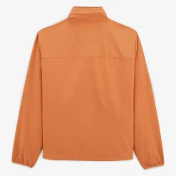 Ligne Play|Manteaux & Vestes>SERGE BLANCO Coral orange waterproof Storm jacket OFF WHITE