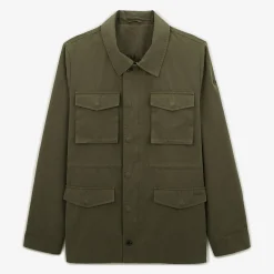 Manteaux & Vestes>SERGE BLANCO Dagobert military safari jacket BLUE WORK