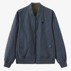 Manteaux & Vestes>SERGE BLANCO Danielo reversible blue and military bomber dark navy