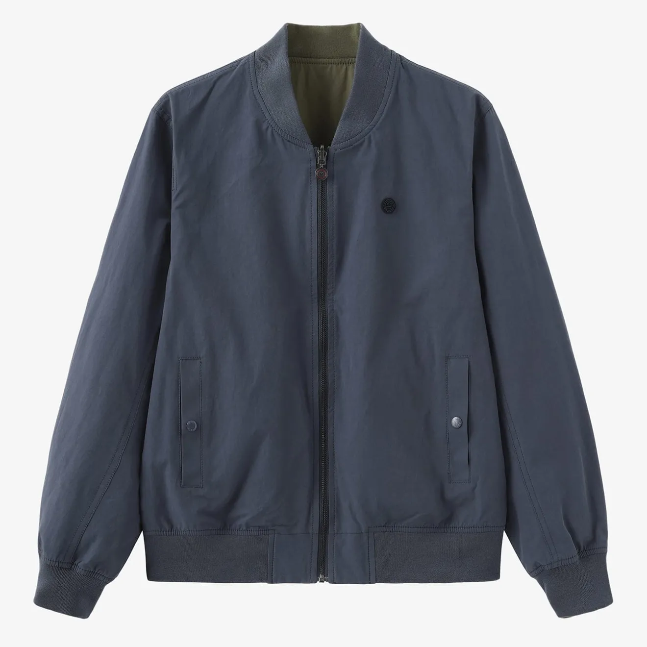 Manteaux & Vestes>SERGE BLANCO Danielo reversible blue and military bomber dark navy